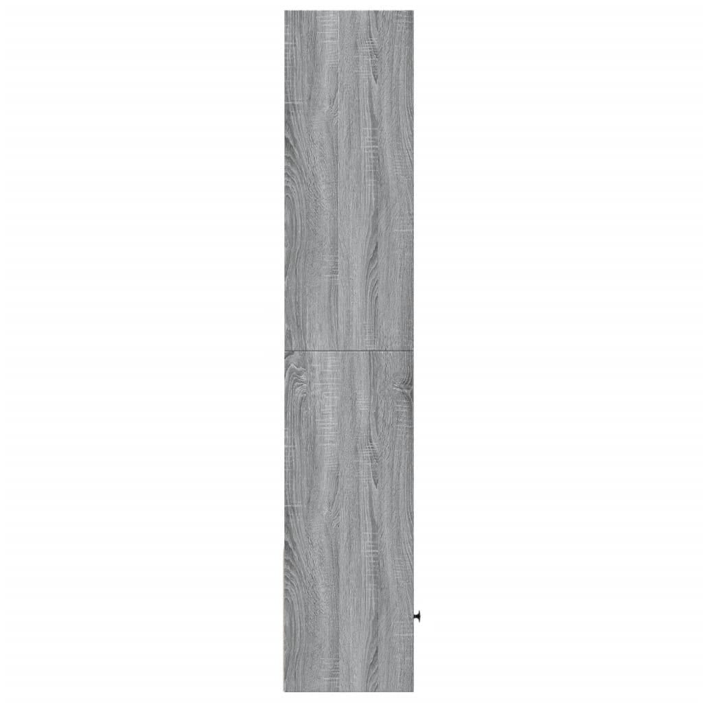 vidaXL Estantería de madera de ingeniería gris Sonoma 40x36x189 cm