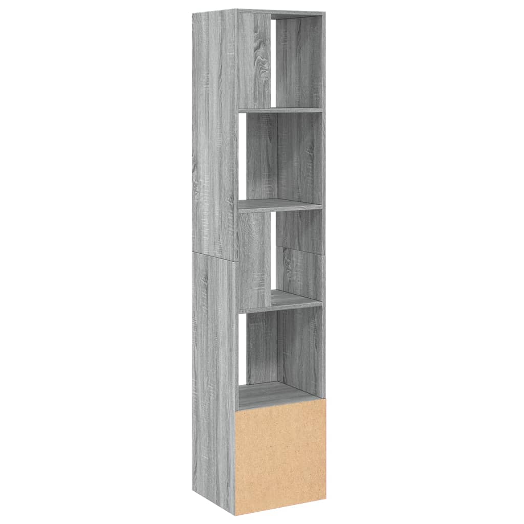 vidaXL Estantería de madera de ingeniería gris Sonoma 40x36x189 cm