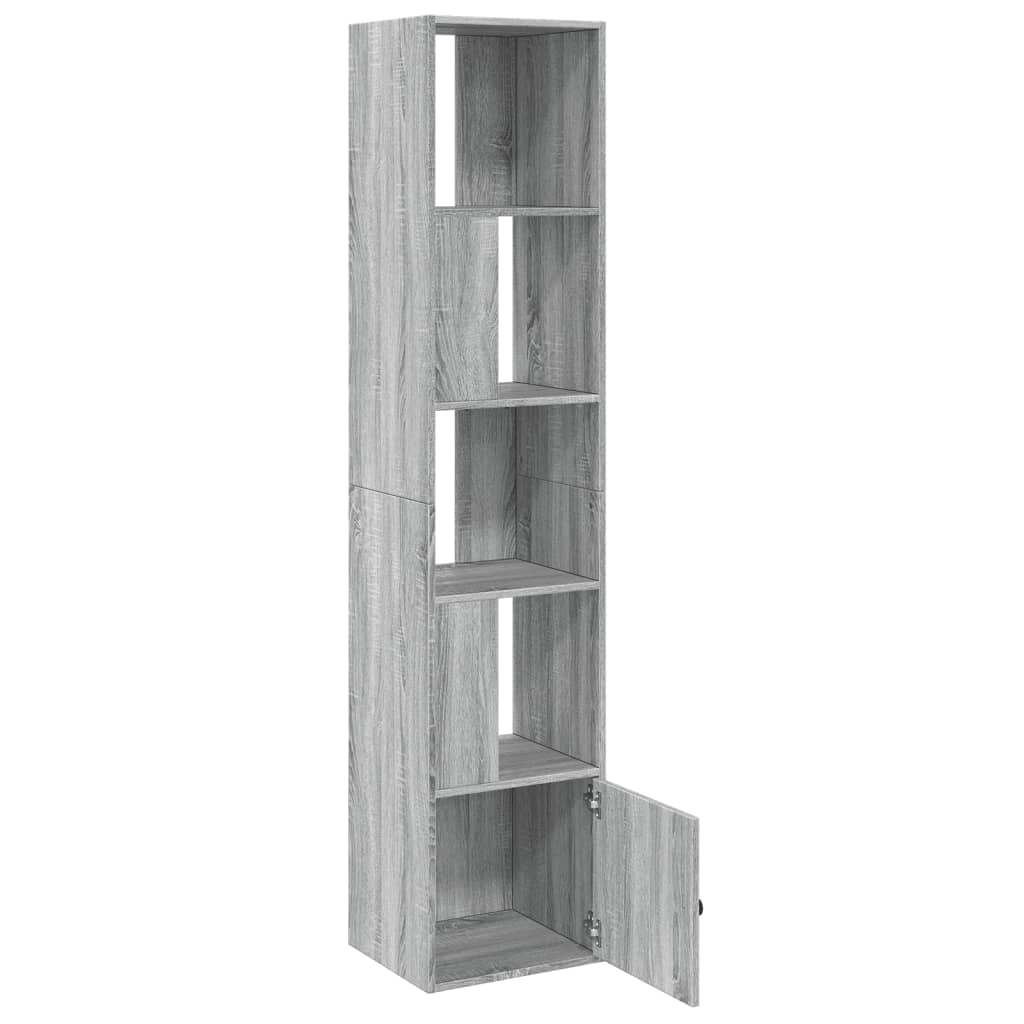 vidaXL Estantería de madera de ingeniería gris Sonoma 40x36x189 cm