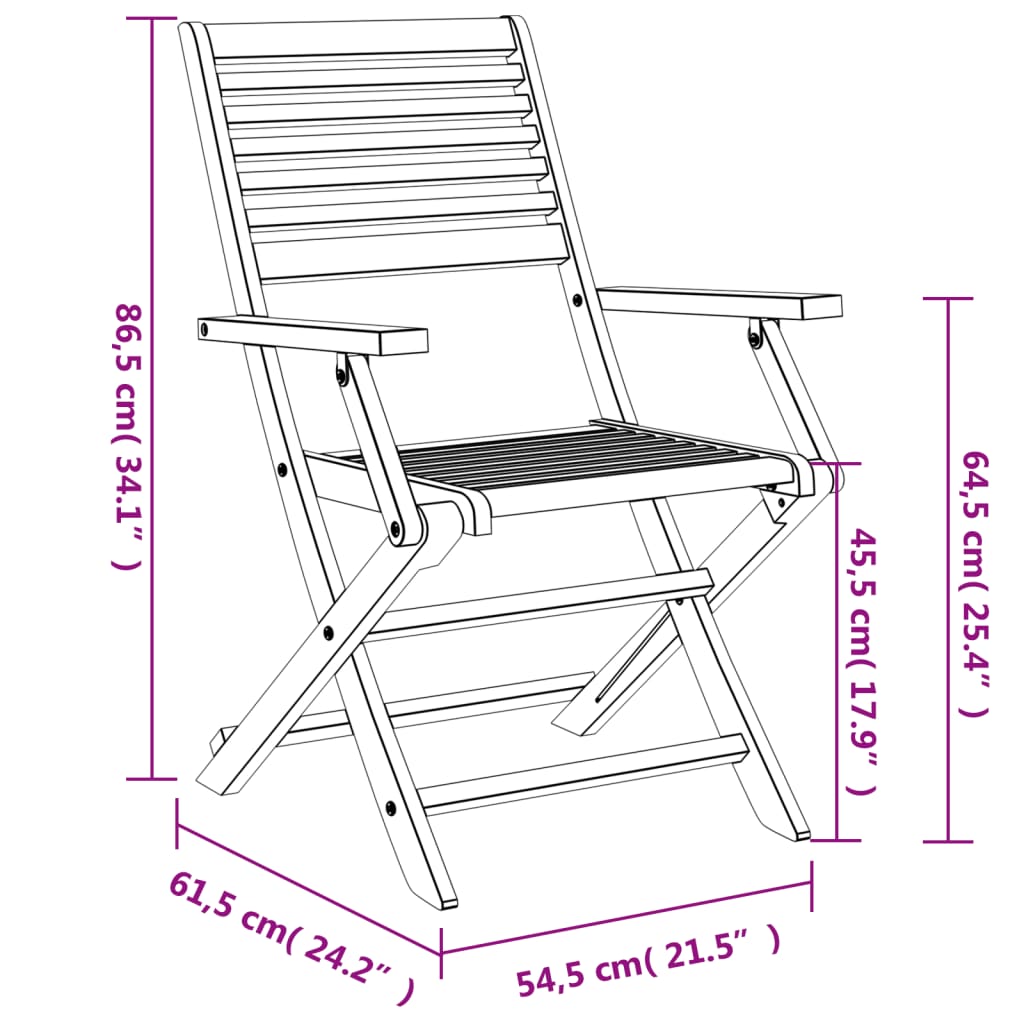 vidaXL Juego de comedor de jardín 9 piezas madera maciza de acacia