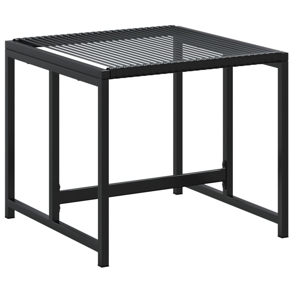 vidaXL Juego de comedor de jardín 9 piezas ratán sintético negro