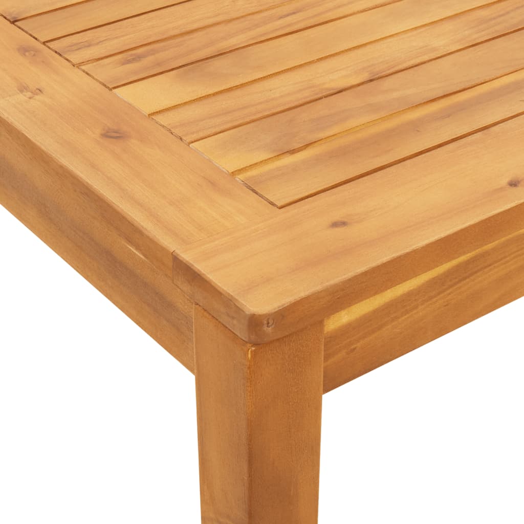 vidaXL Juego de comedor de jardín 3 piezas madera maciza de acacia