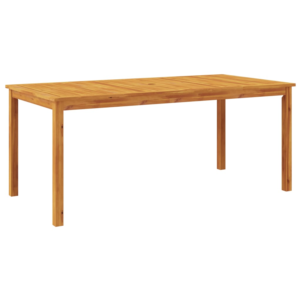 vidaXL Juego de comedor de jardín 9 piezas madera maciza de acacia