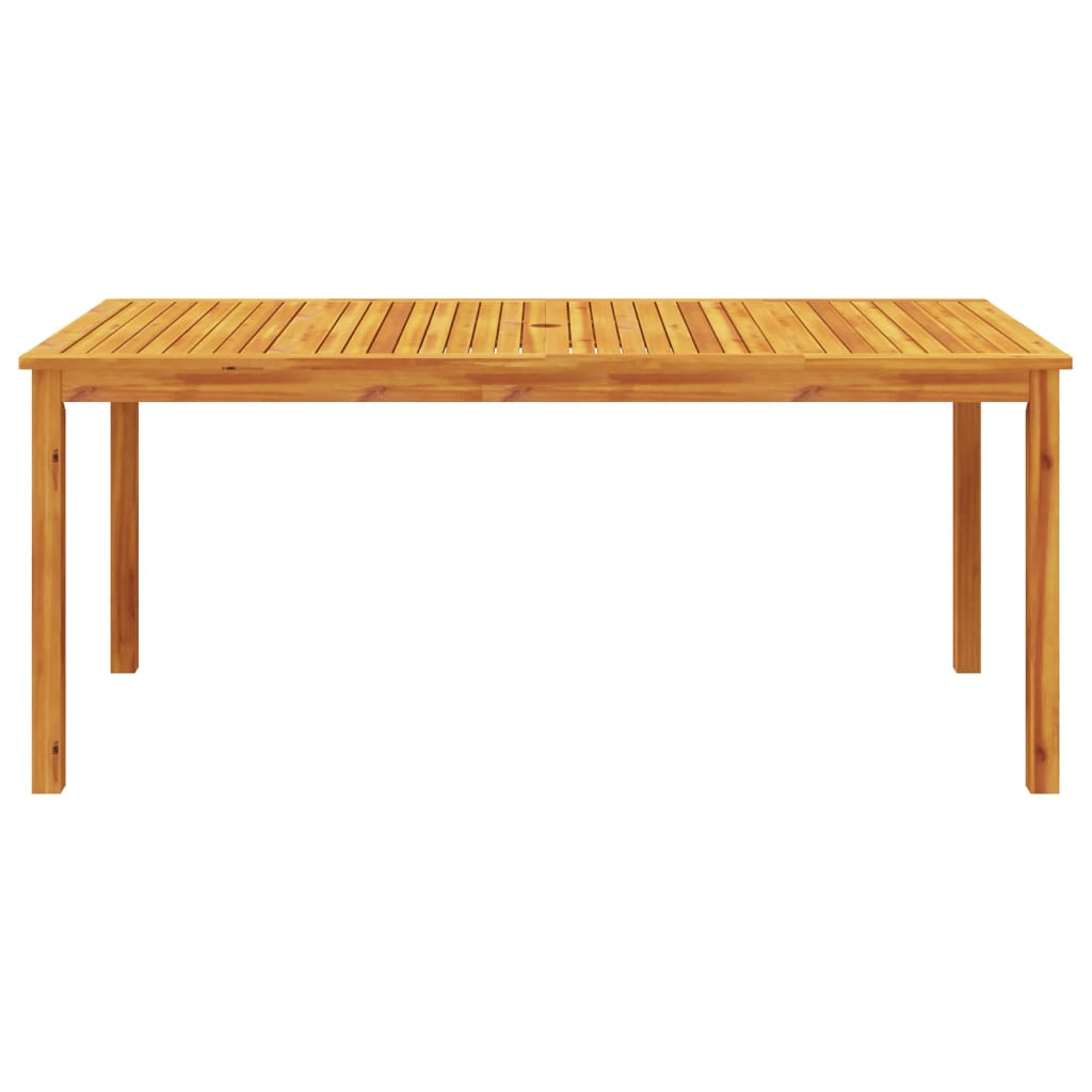 vidaXL Juego de comedor de jardín 9 piezas madera maciza de acacia