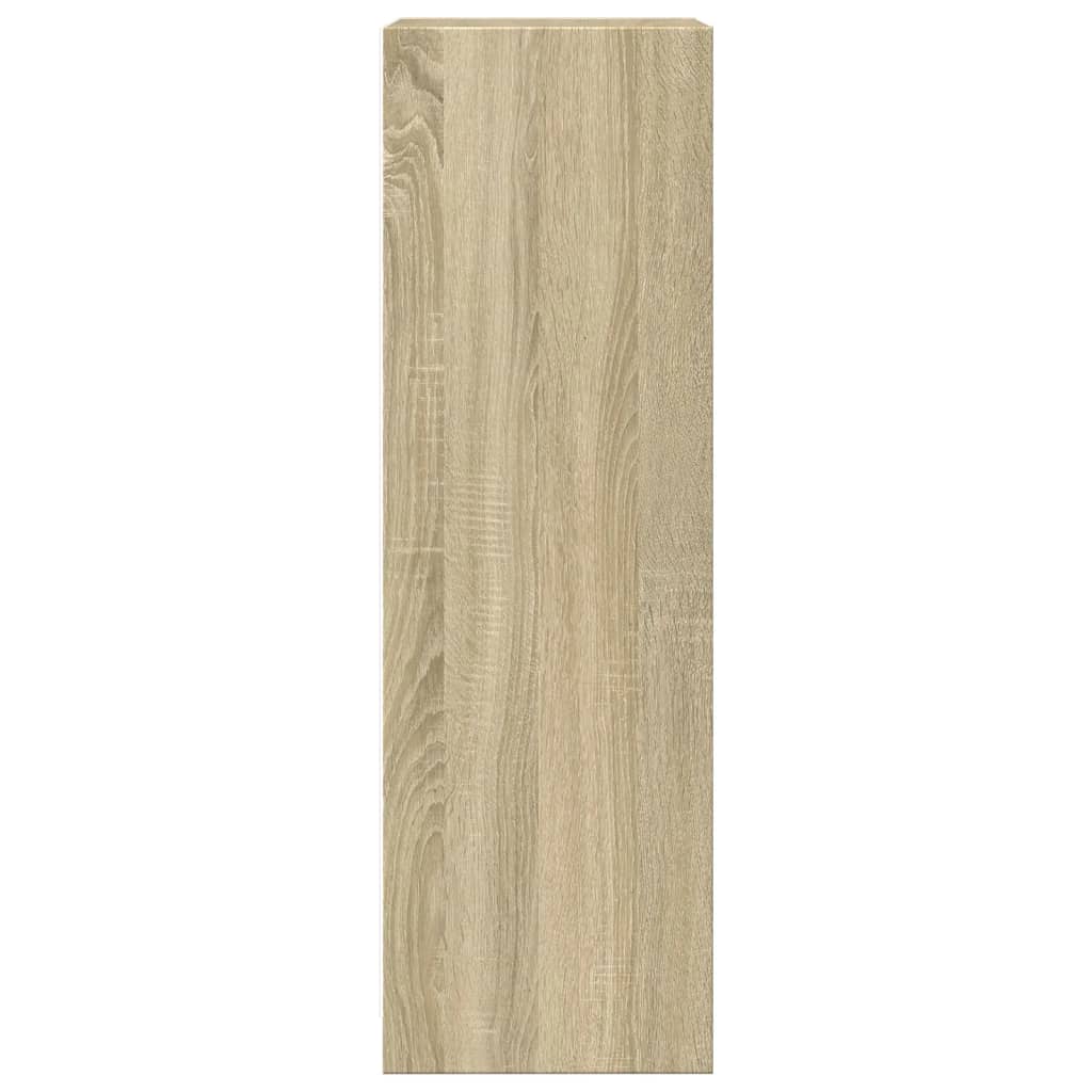 vidaXL Armario de baño madera contrachapada color roble 30x30x95 cm