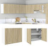 vidaXL Armario colgante cocina contrachapada color roble 80x31x60 cm