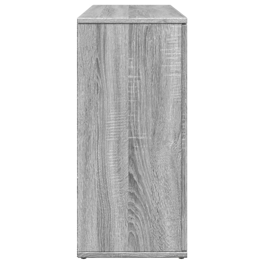 vidaXL Aparador madera de ingeniería gris Sonoma 90,5x29,5x65 cm