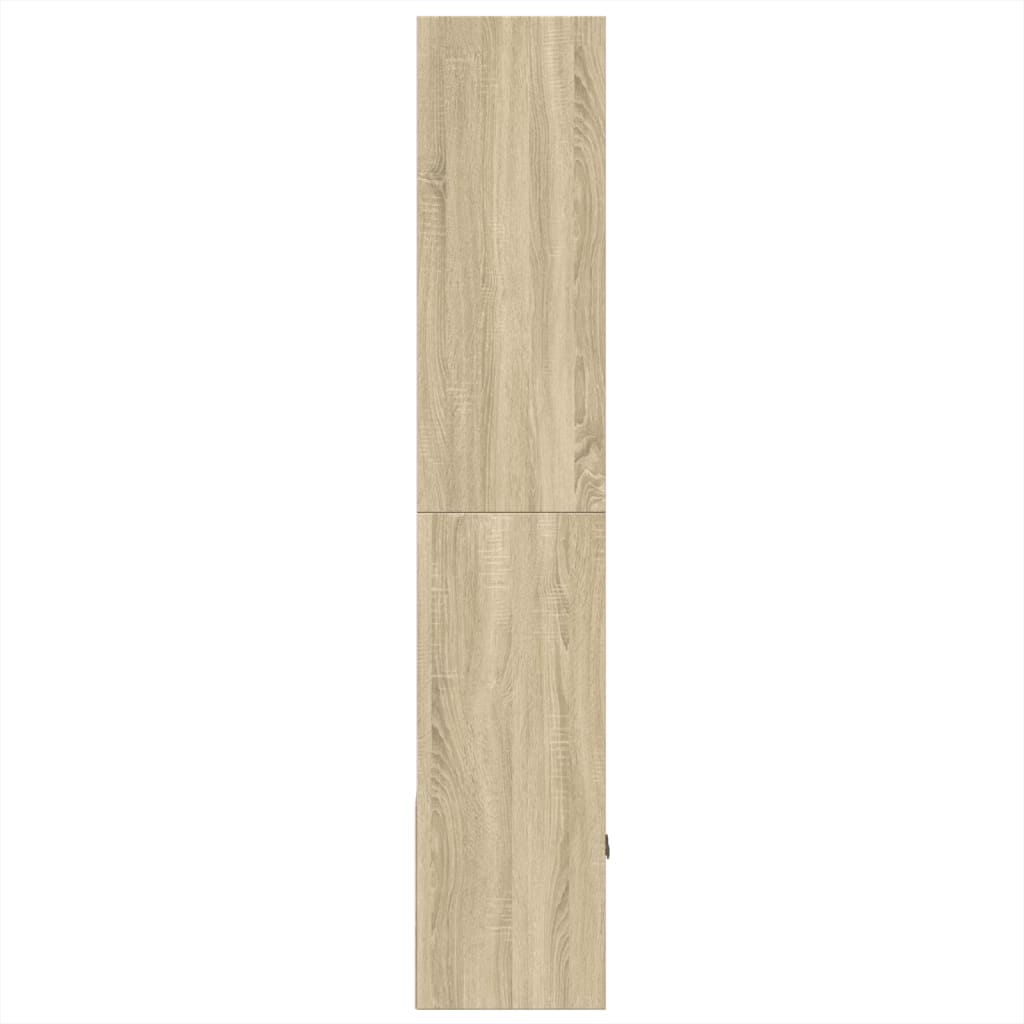 vidaXL Estantería de madera de ingeniería roble Sonoma 70x36x189 cm