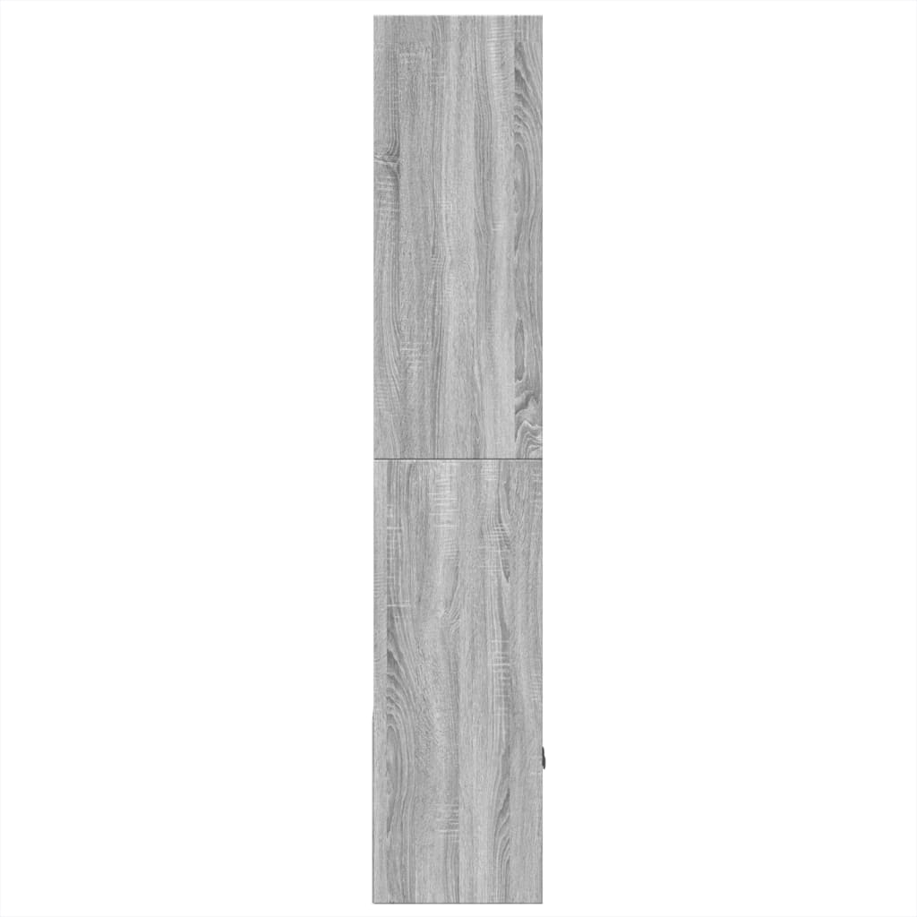 vidaXL Estantería madera de ingeniería gris Sonoma 70x36x189 cm