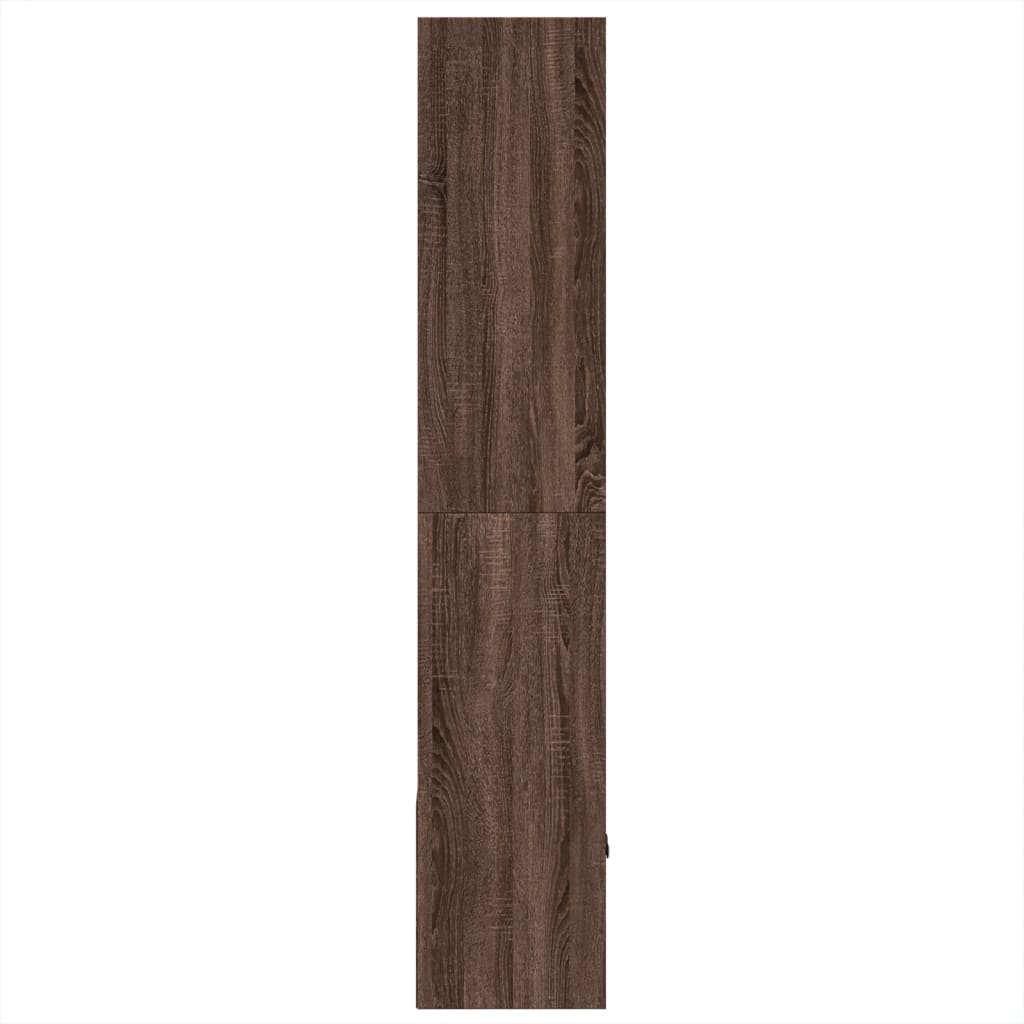 vidaXL Estantería madera de ingeniería marrón roble 70x36x189 cm