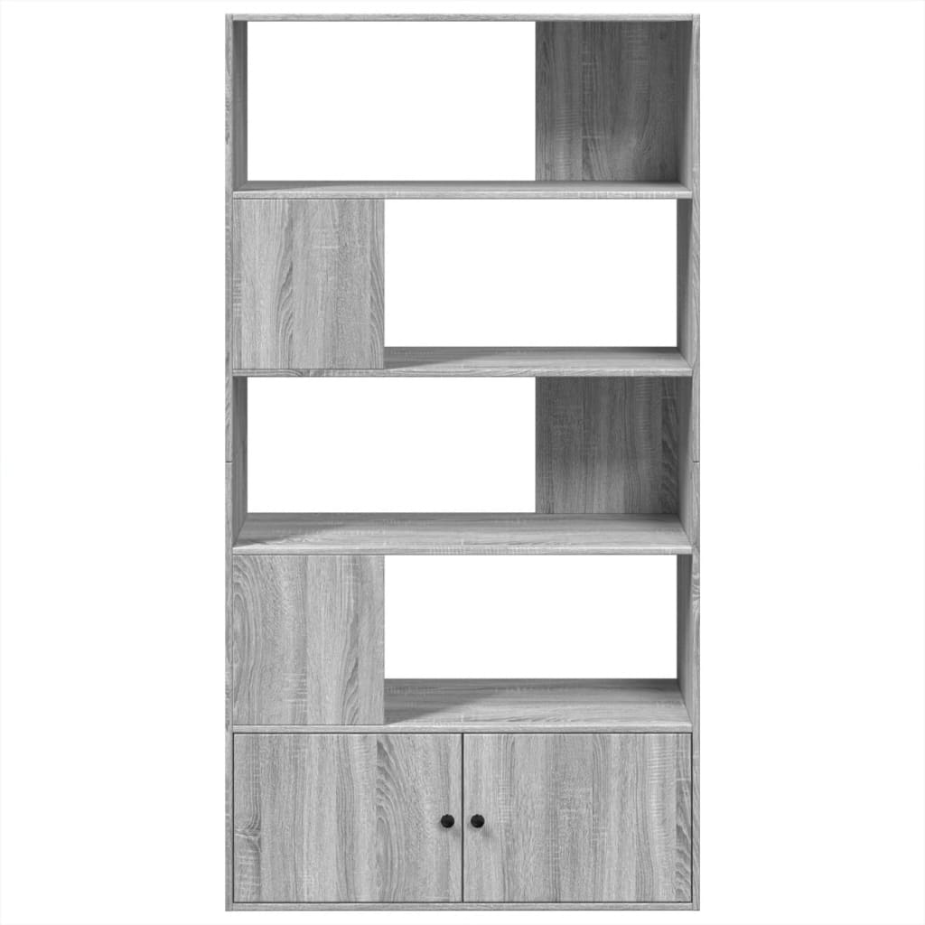 vidaXL Estantería madera de ingeniería gris Sonoma 100x36x189 cm