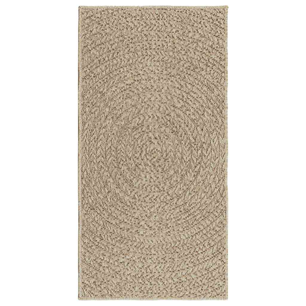 vidaXL Alfombra ZIZUR apariencia yute interior exterior beige 60x110cm