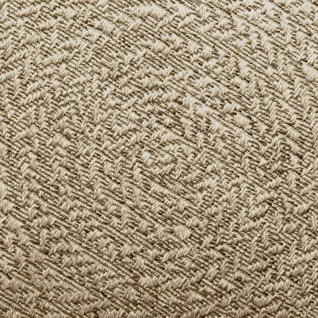 vidaXL Alfombra ZIZUR apariencia yute interior exterior beige 60x110cm