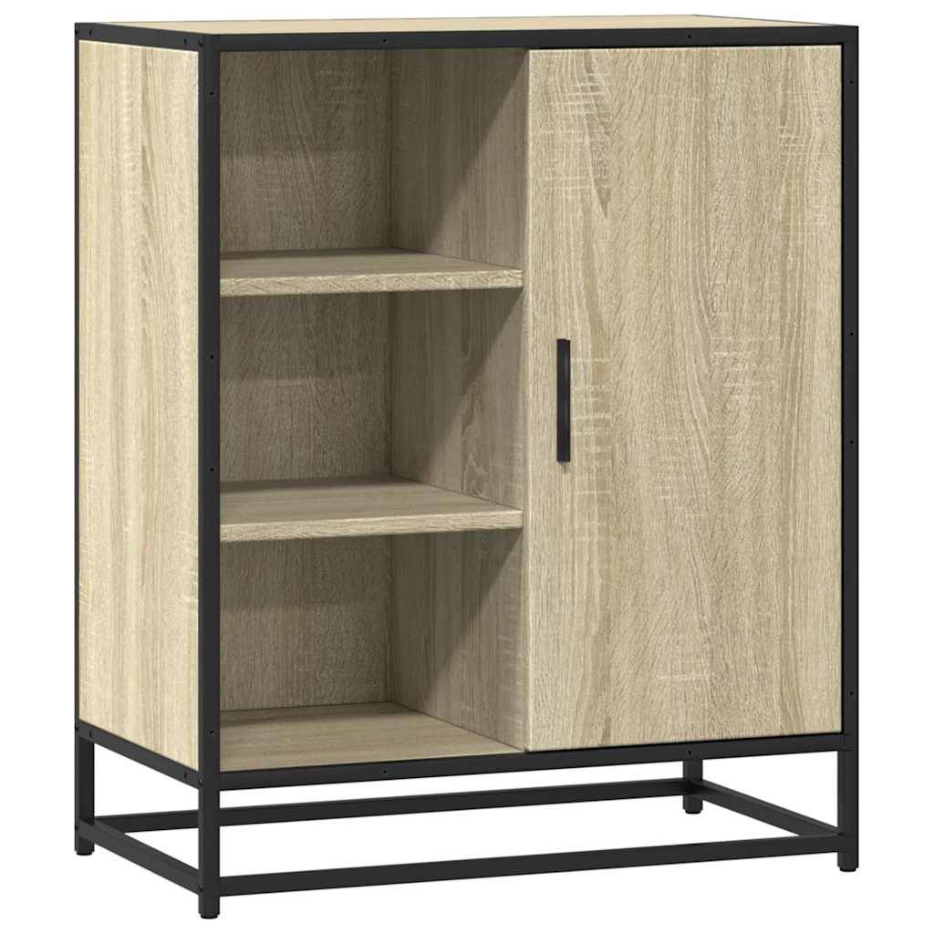 vidaXL Aparador de madera contrachapada roble sonoma 62x35x76 cm