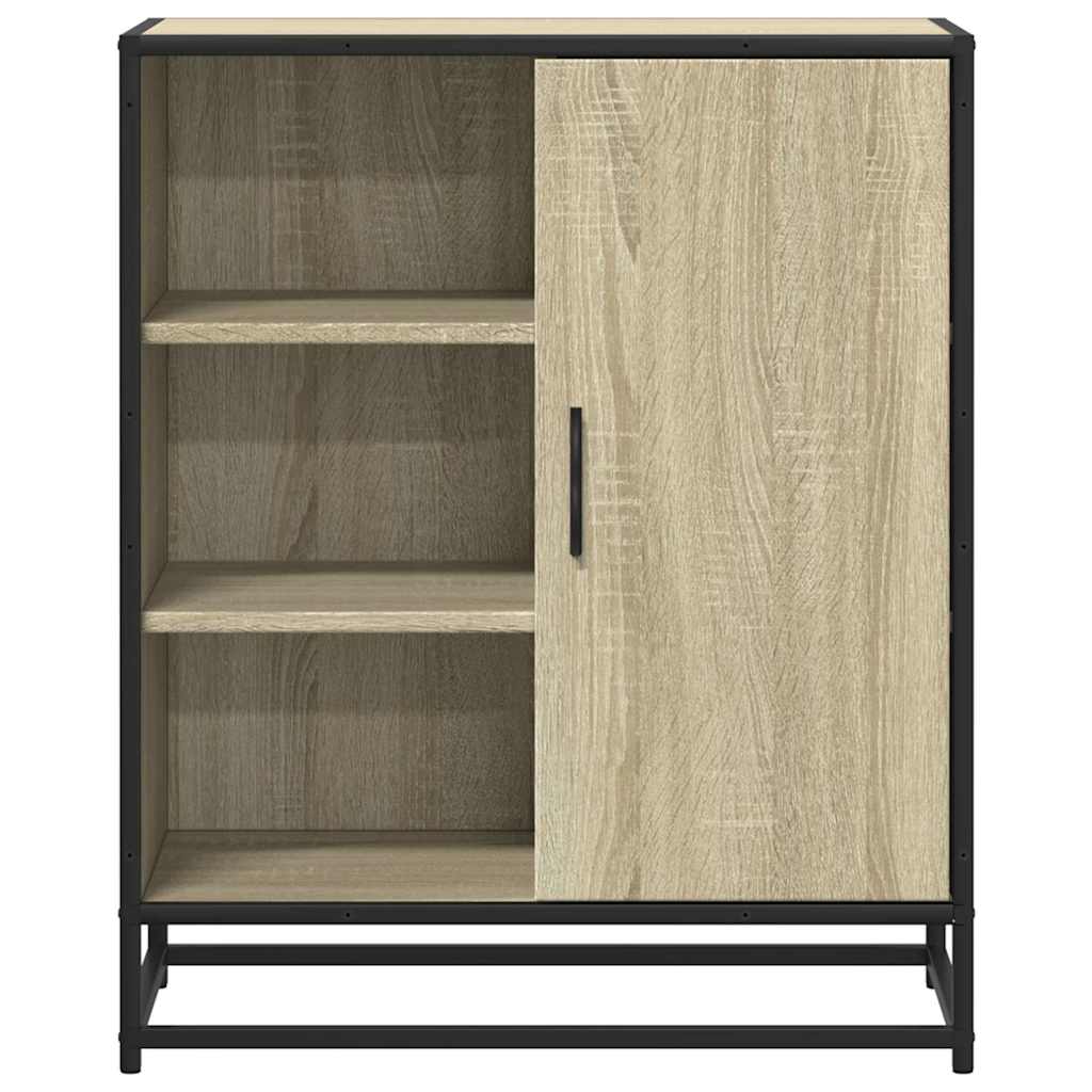 vidaXL Aparador de madera contrachapada roble sonoma 62x35x76 cm