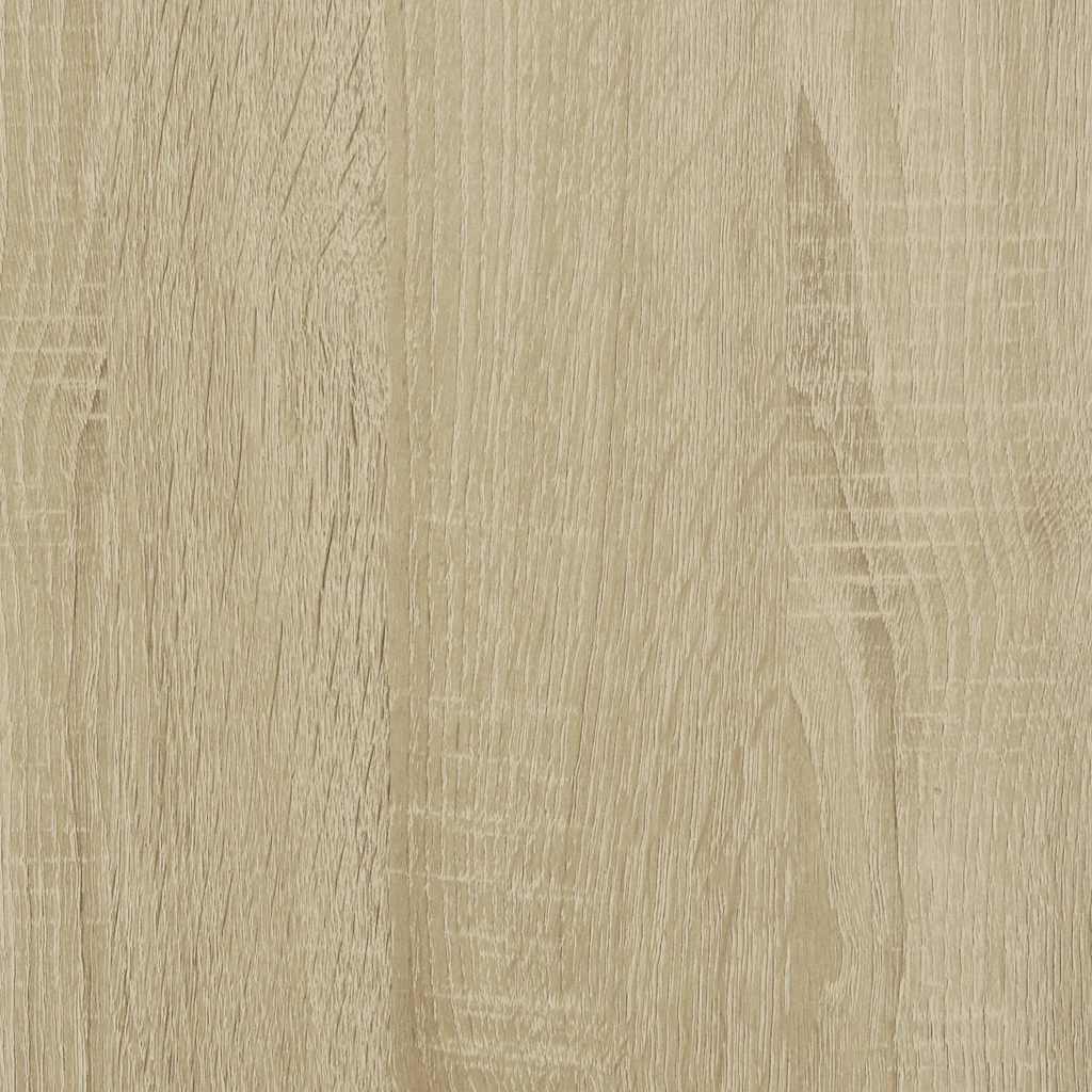 vidaXL Aparador de madera contrachapada roble sonoma 62x35x76 cm