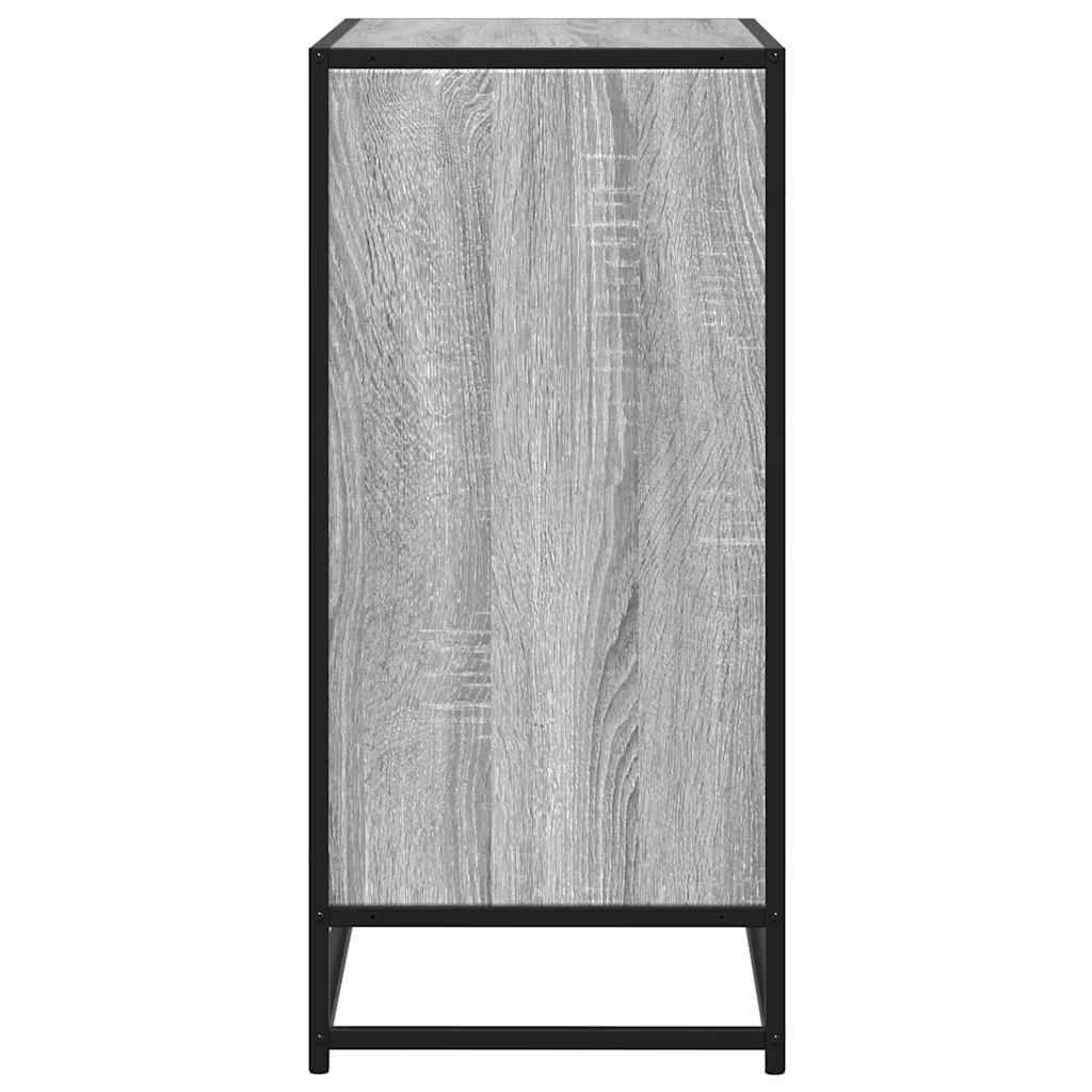 vidaXL Aparador madera de ingeniería gris sonoma 62x35x76 cm