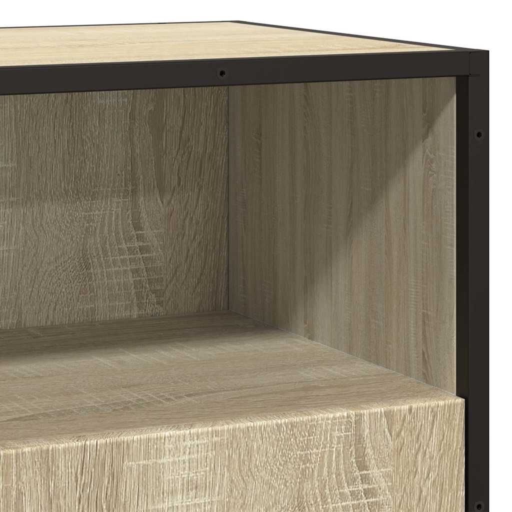 vidaXL Aparador madera ingeniería roble Sonoma 68x35x76 cm