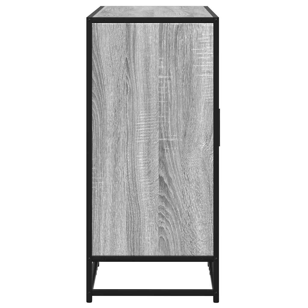 vidaXL Aparador madera de ingeniería gris sonoma 94x35x76 cm