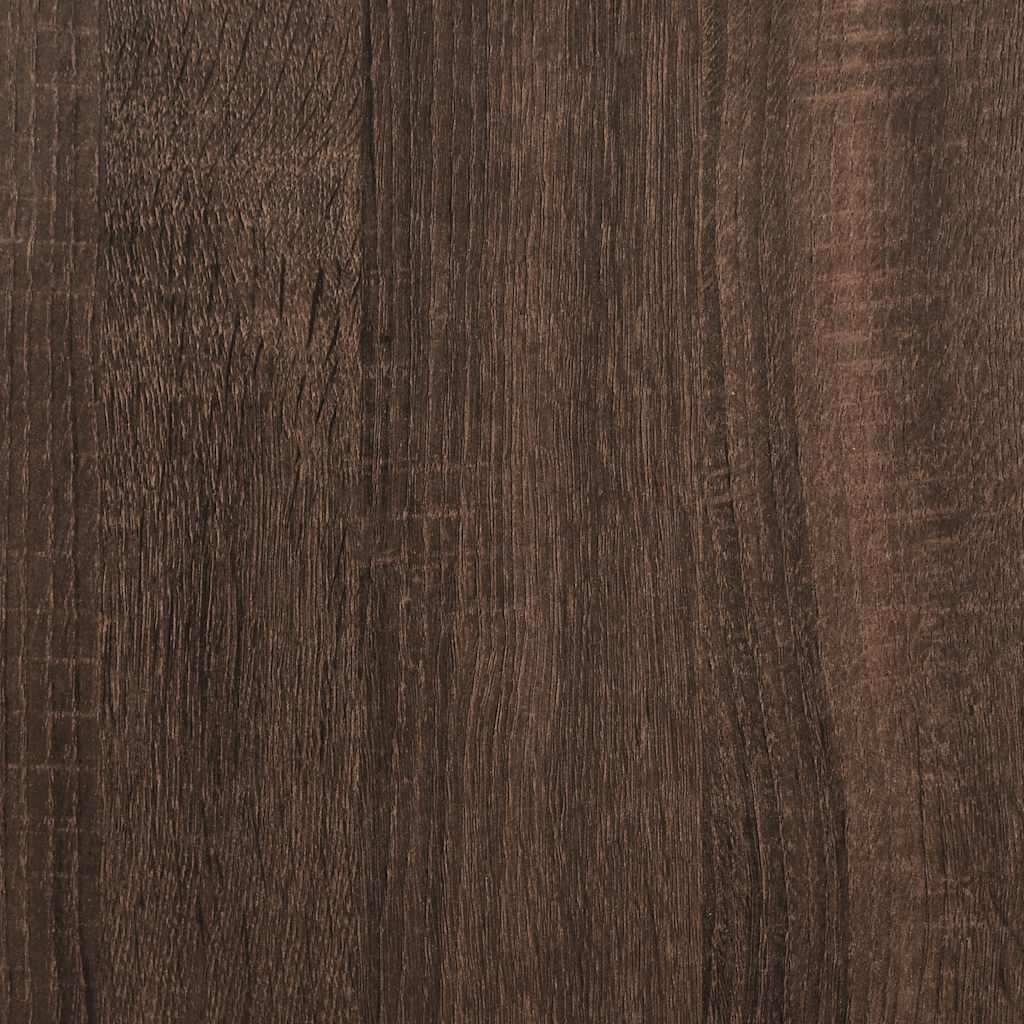 vidaXL Aparador madera contrachapada marrón roble 94x35x76 cm