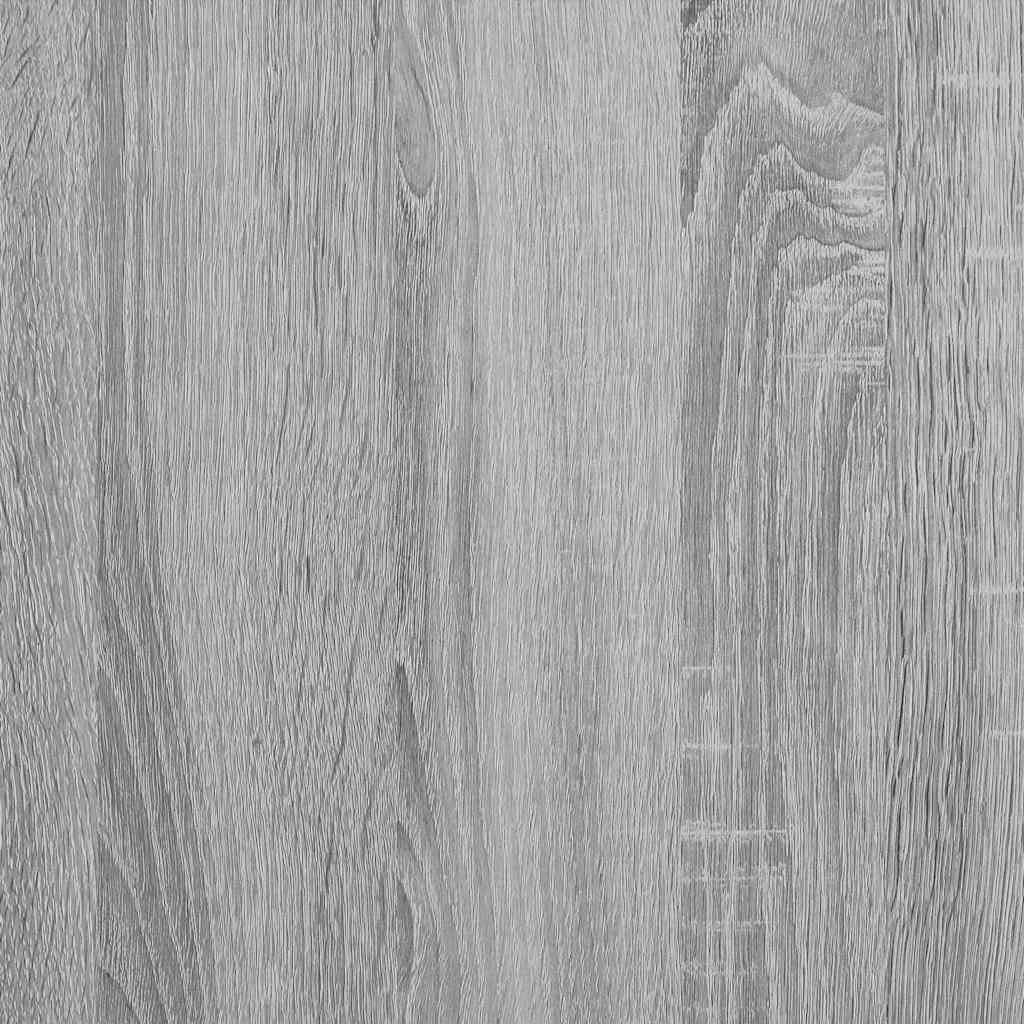 vidaXL Aparador de madera de ingeniería gris Sonoma 92x35x76 cm