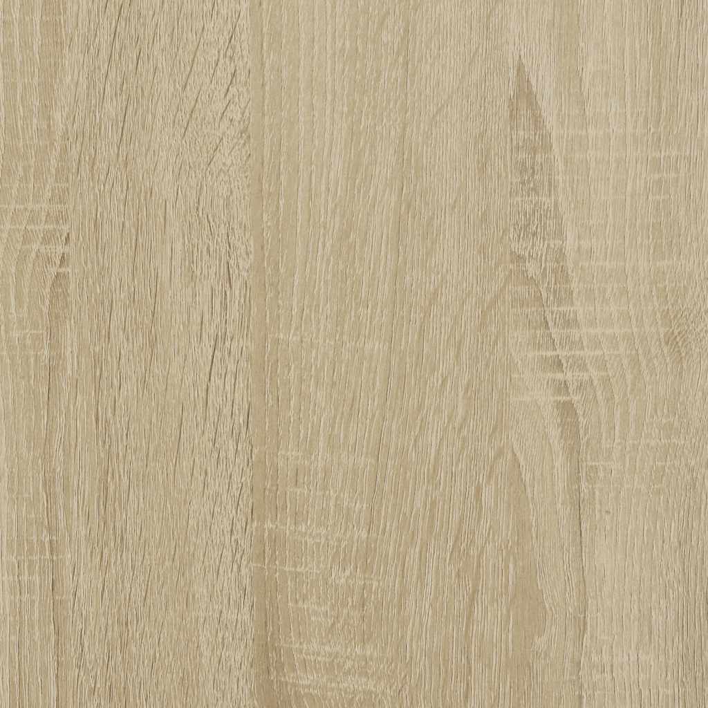 vidaXL Aparador de madera contrachapada roble sonoma 100x35x76 cm