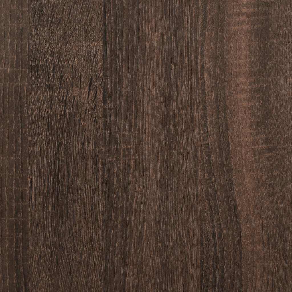 vidaXL Cómoda de madera contrachapada roble marrón 70x41x56 cm