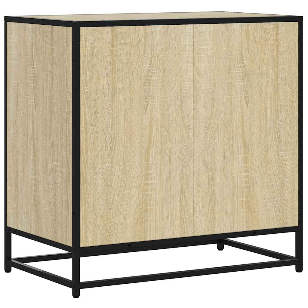 vidaXL Cajonera de madera contrachapada color roble sonoma 70x41x70 cm