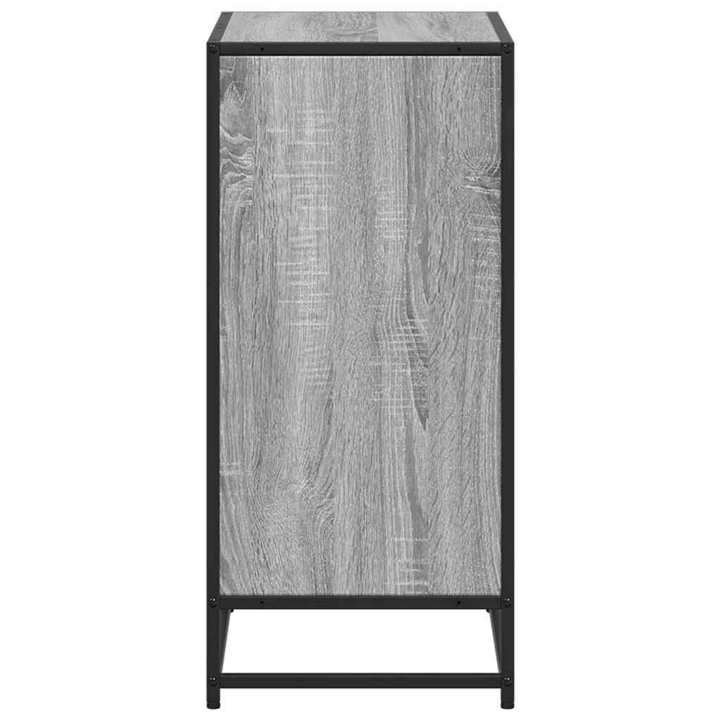 vidaXL Estantería madera ingeniería gris sonoma 60x35x76 cm