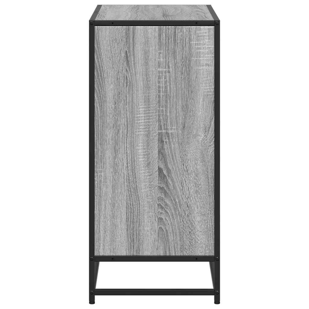 vidaXL Estantería madera de ingeniería color gris sonoma 80,5x35x76 cm