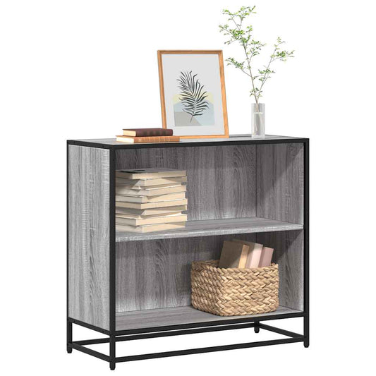 vidaXL Estantería madera de ingeniería color gris sonoma 80,5x35x76 cm