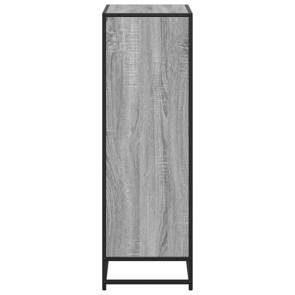 vidaXL Estantería madera ingeniería gris sonoma 60x35x107,5 cm