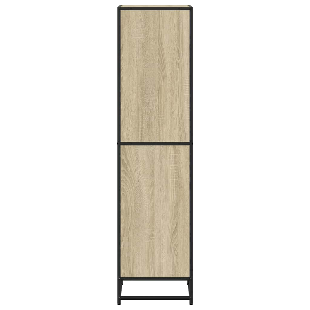 vidaXL Estantería madera contrachapada color roble 40x35x139 cm