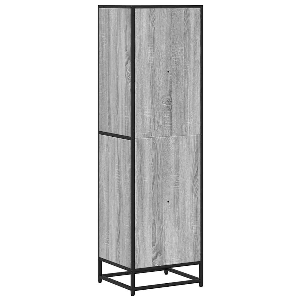 vidaXL Estantería madera ingeniería gris sonoma 40x35x139 cm