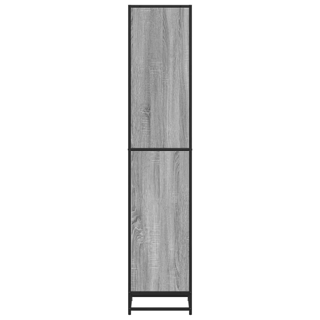 vidaXL Estantería madera ingeniería gris sonoma 40x35x170,5 cm