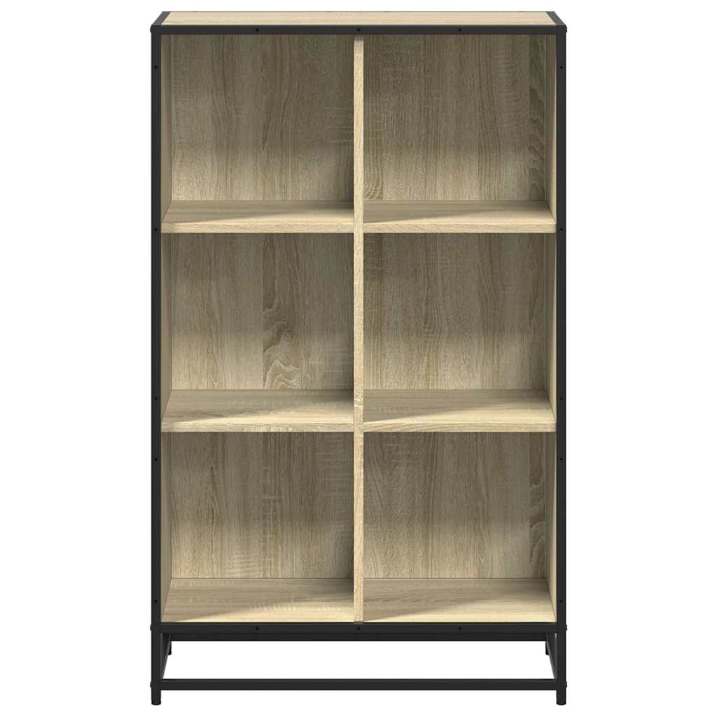 vidaXL Armario de libros contrachapada color roble 65,5x33x107,5 cm