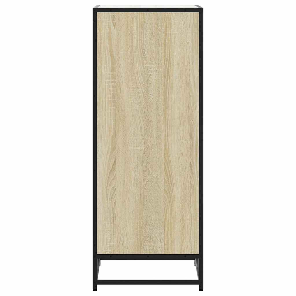 vidaXL Mueble zapatero madera contrachapada roble sonoma 48x38x97,5 cm