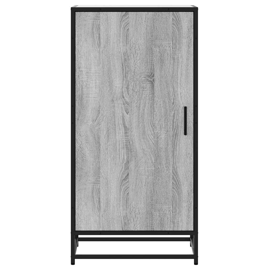 vidaXL Mueble zapatero madera contrachapada gris sonoma 48x38x97,5 cm