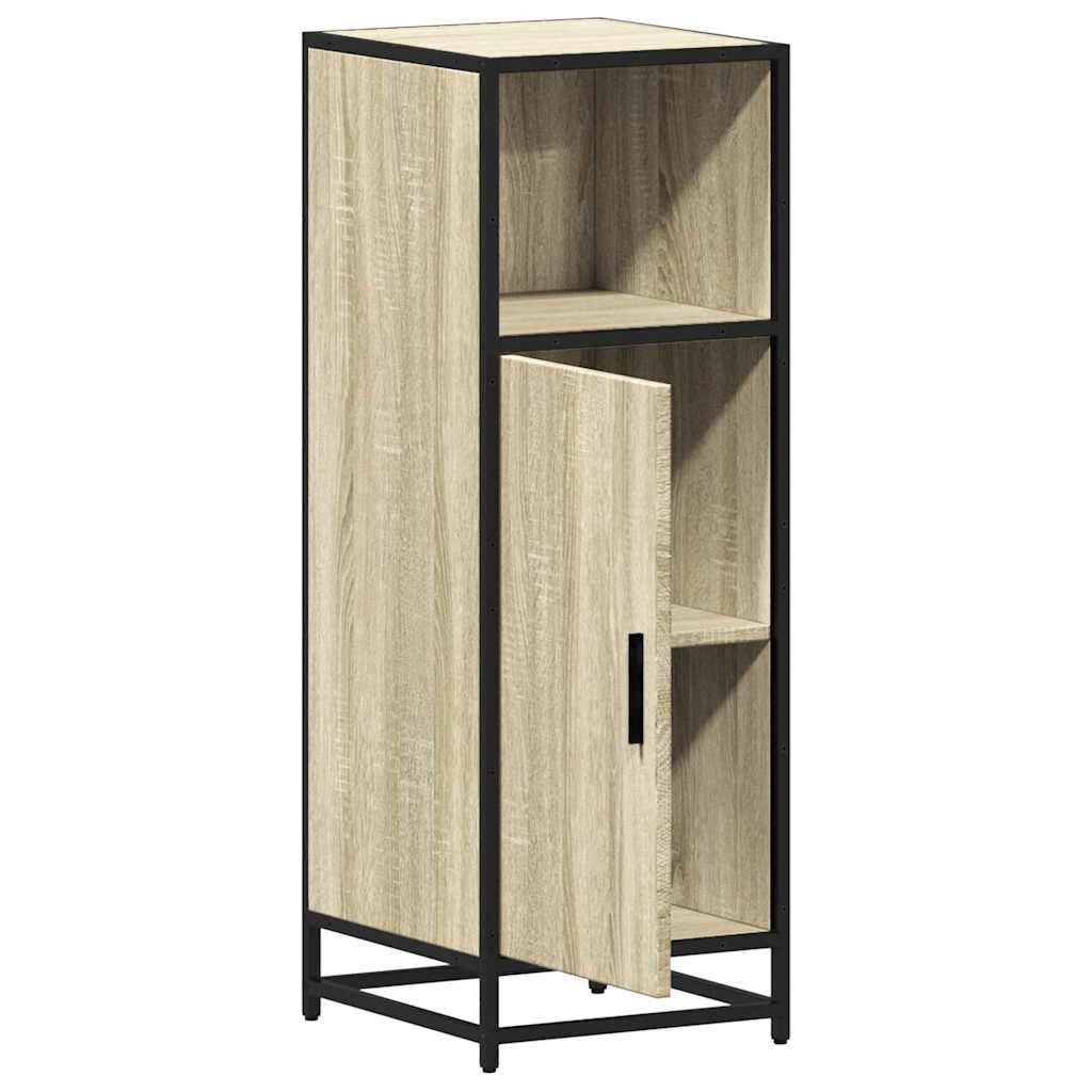 vidaXL Armario de baño madera contrachapada roble Sonoma 35x37,5x100cm