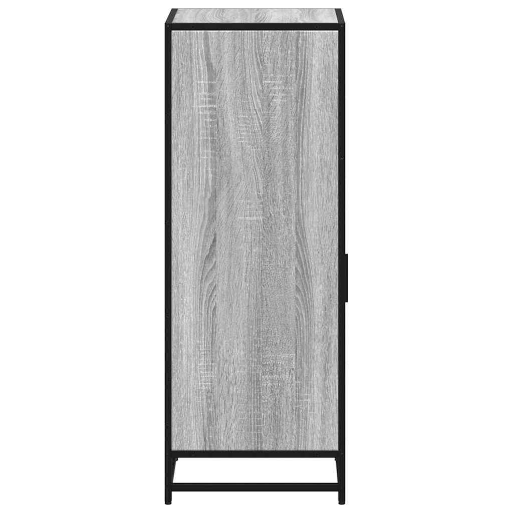 vidaXL Armario de baño madera contrachapada gris sonoma 35x37,5x100 cm