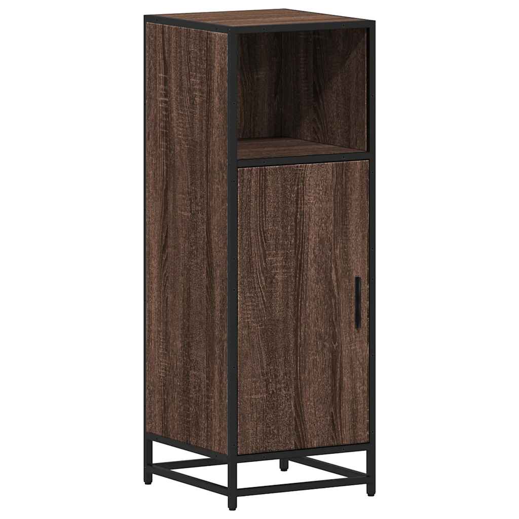 vidaXL Armario de baño madera contrachapada roble marrón 35x37,5x100cm