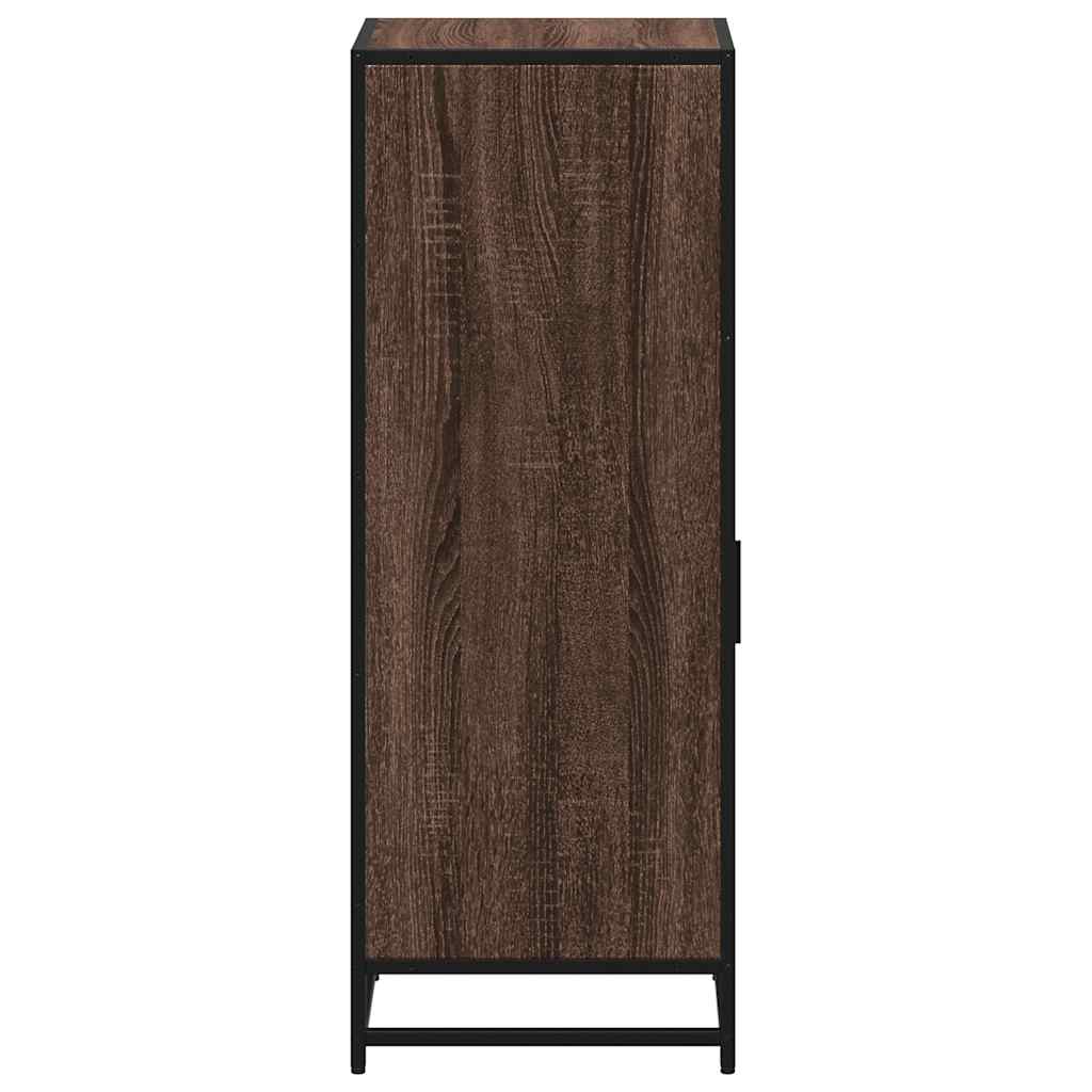 vidaXL Armario de baño madera contrachapada roble marrón 35x37,5x100cm