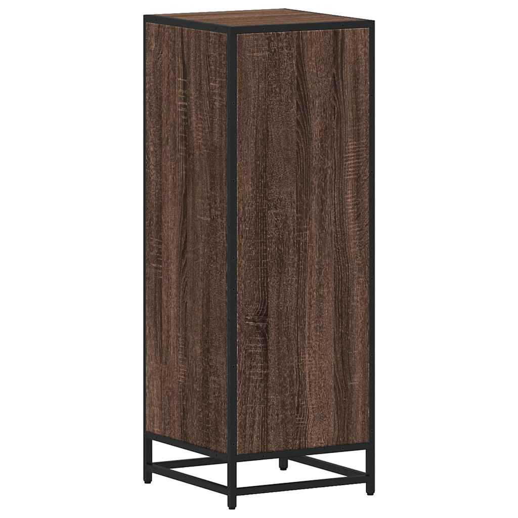 vidaXL Armario de baño madera contrachapada roble marrón 35x37,5x100cm