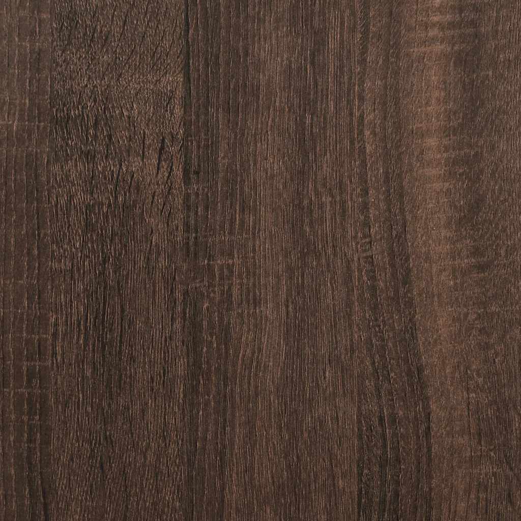 vidaXL Armario de baño madera contrachapada roble marrón 35x37,5x100cm