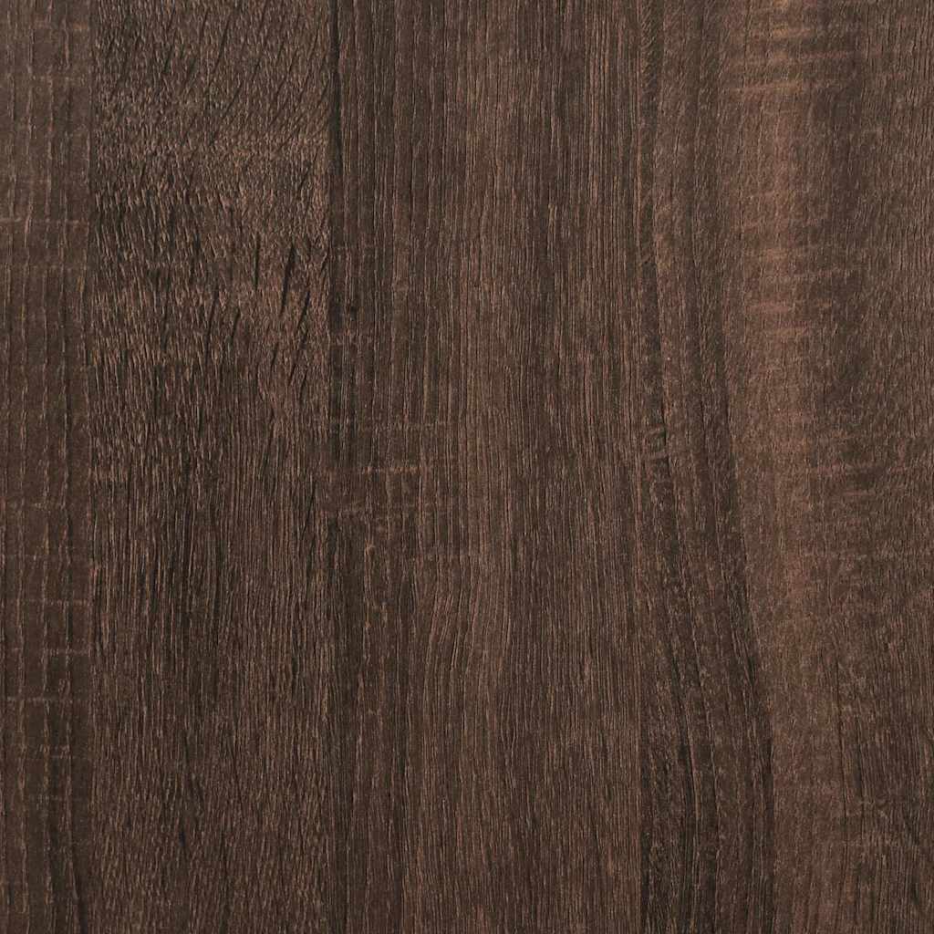 vidaXL Armario de baño madera contrachapada roble marrón 35x37,5x100cm