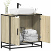 vidaXL Armario de lavabo de baño madera roble Sonoma 65x33x60 cm