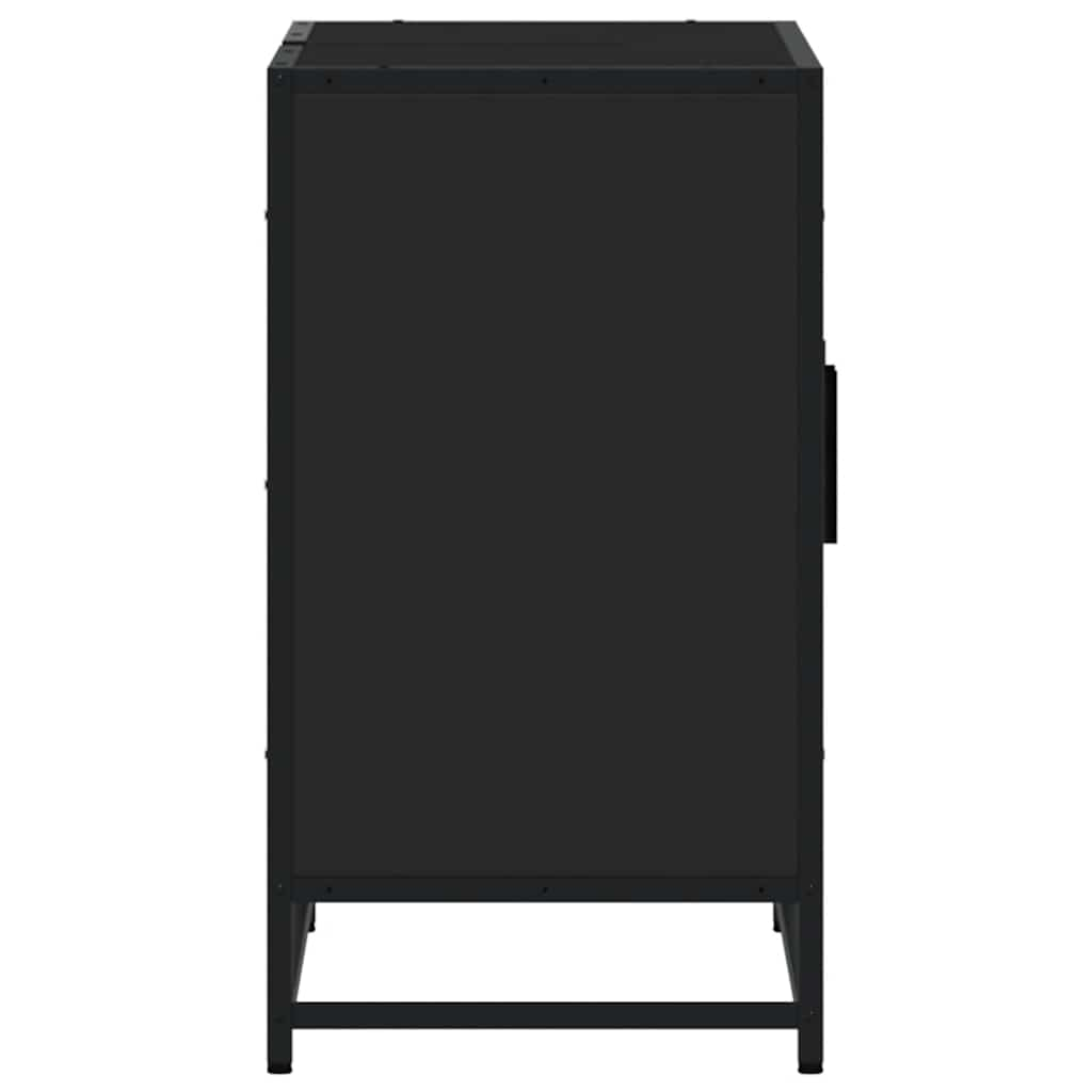 vidaXL Armario de lavabo de baño madera ingeniería negro 90x33x60 cm