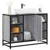 vidaXL Armario lavabo baño madera ingeniería gris Sonoma 80x33x60 cm