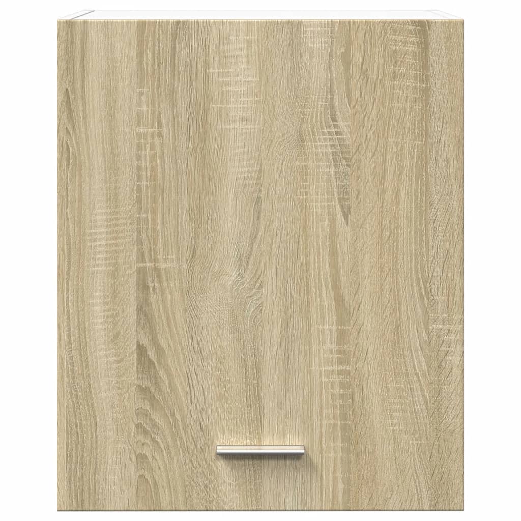 vidaXL Armarios pared 2 uds madera ingeniería roble Sonoma 50x31x60 cm