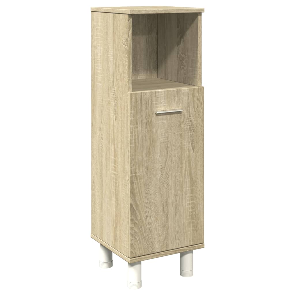 vidaXL Armario de baño madera ingeniería roble Sonoma 30,5x30x95 cm